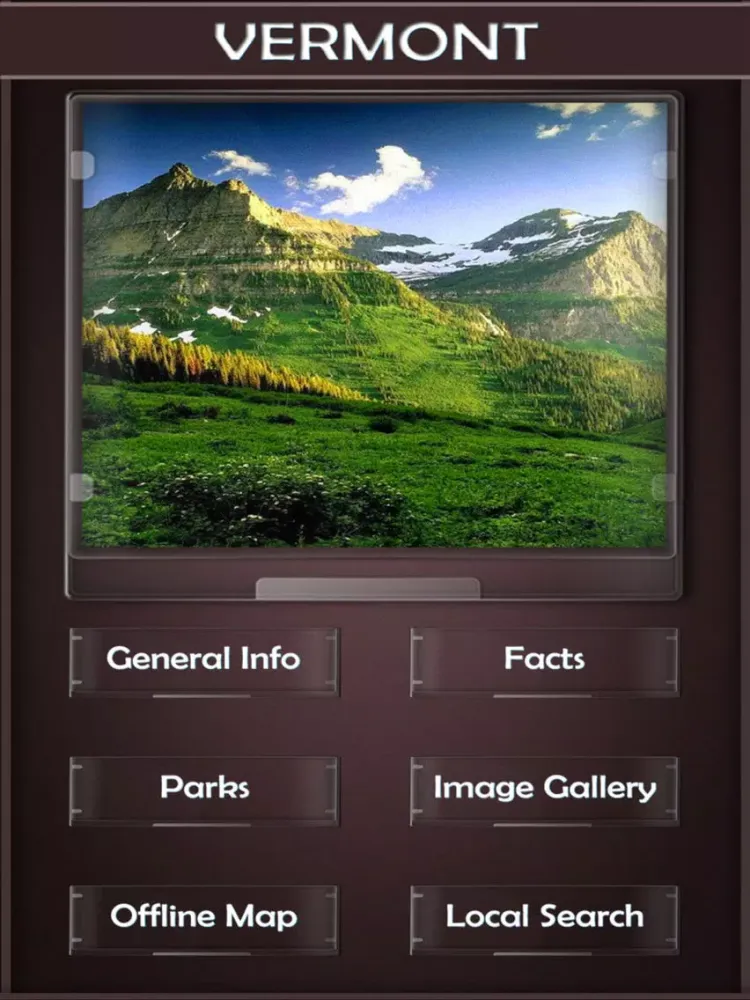 Vermont National & State Parks iPad 應用截圖