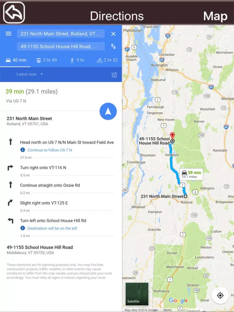 Vermont National & State Parks iPad 應用截圖