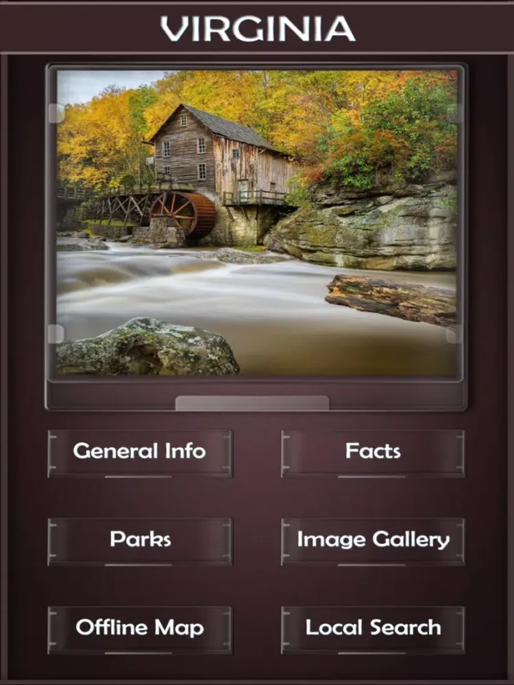 Virginia State & National Parks iPad  Screenshots