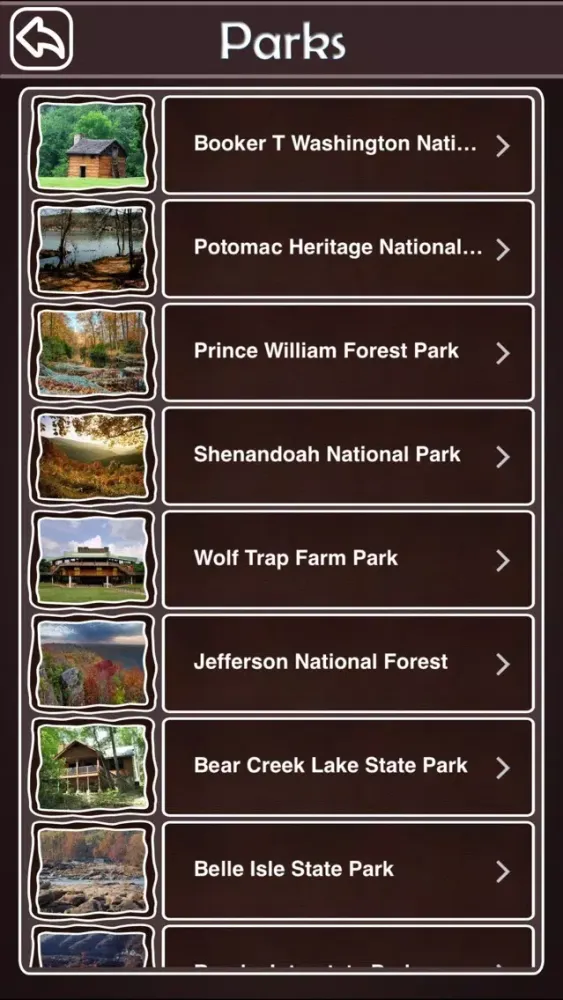 Virginia State & National Parks Screenshots