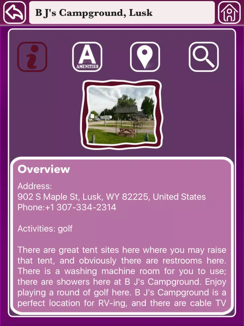 Wyoming Campgrounds Guide iPad  स्क्रीनशॉट