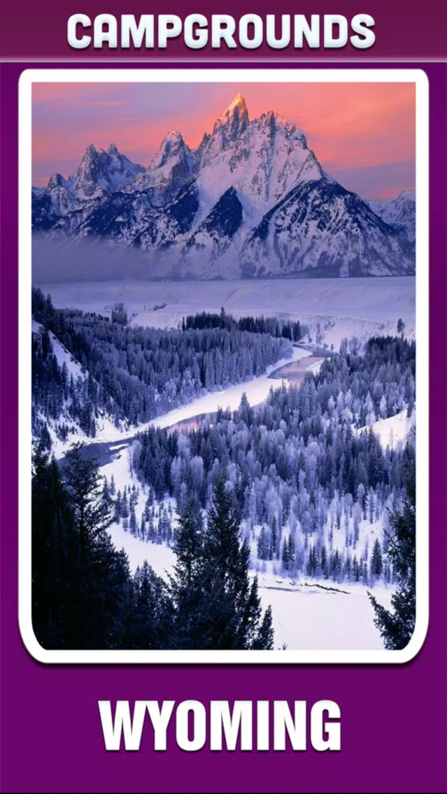 Wyoming Campgrounds Guide स्क्रीनशॉट