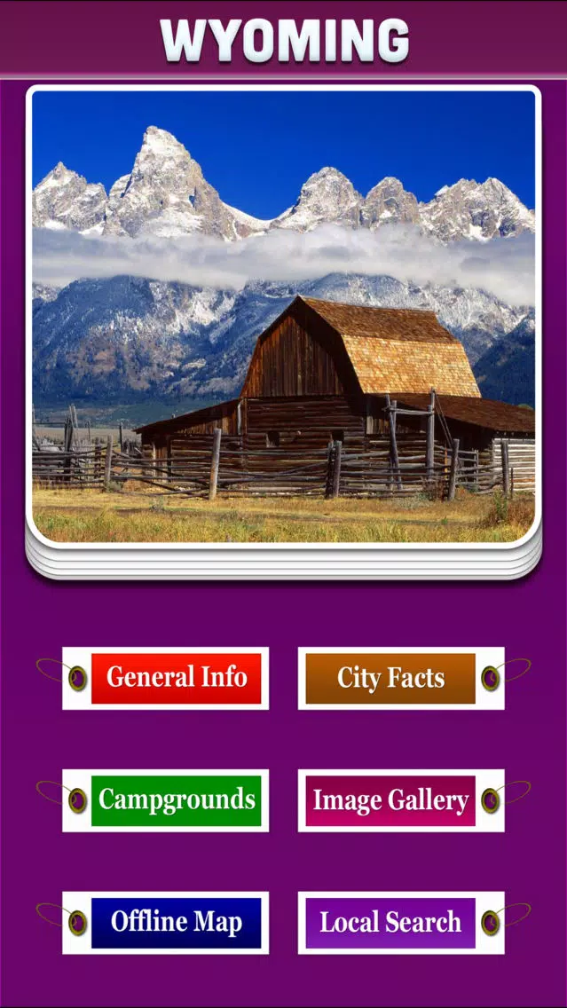 Wyoming Campgrounds Guide स्क्रीनशॉट