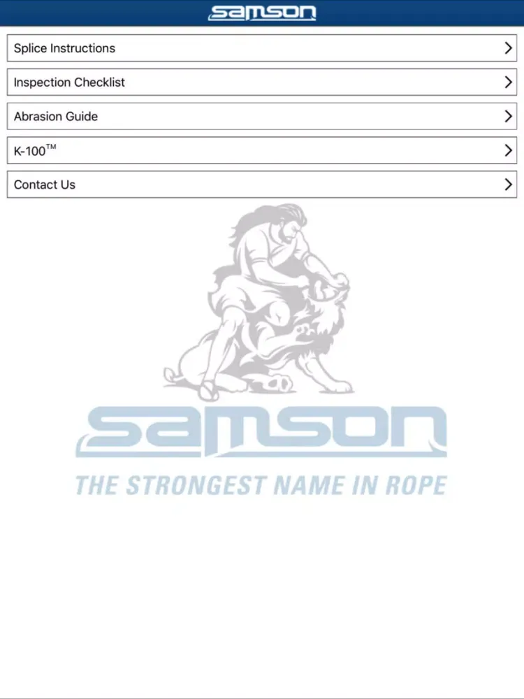 Tangkapan skrin Samson iPad 