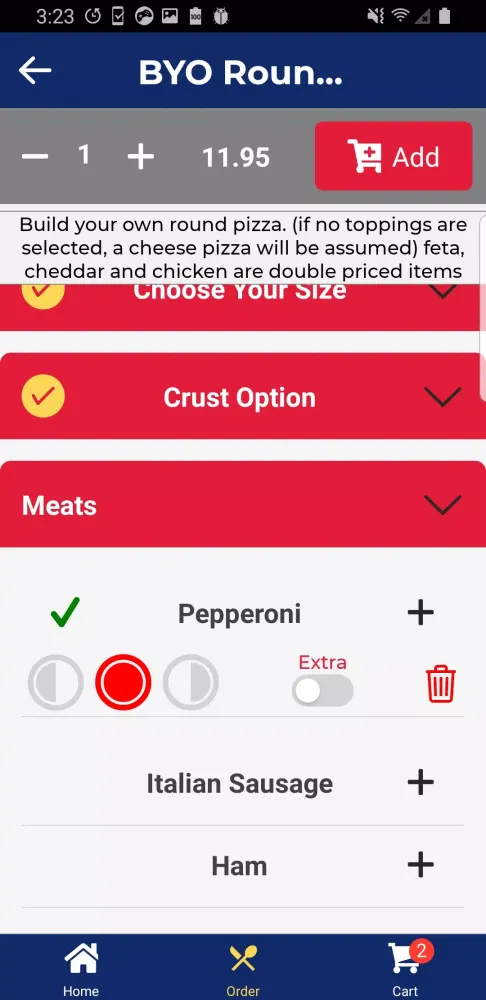 SAM'S SORRENTO PIZZA Ekran Görüntüleri
