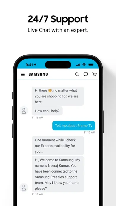 Capturas de pantalla de Shop Samsung