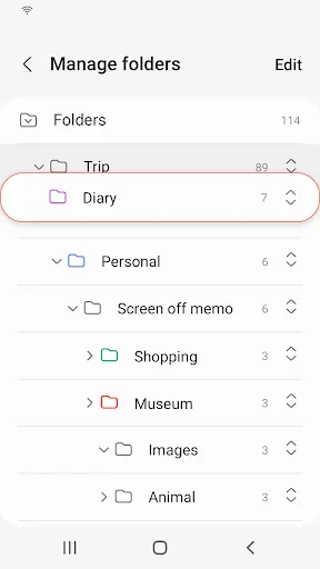 Samsung Notes Ekran Görüntüleri