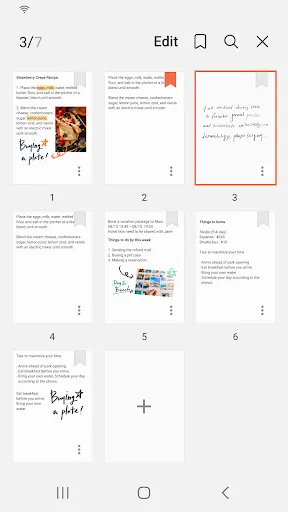 Samsung Notes Ekran Görüntüleri