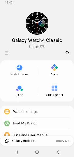 Galaxy Wearable (Samsung Gear)应用截图