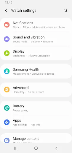 Galaxy Wearable (Samsung Gear)应用截图
