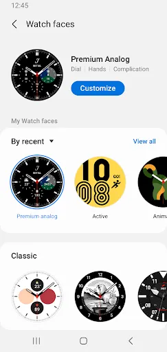 Galaxy Wearable (Samsung Gear)应用截图