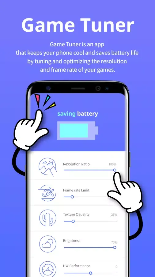 Скриншоты Game Tuner
