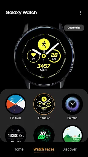 Ảnh chụp màn hình của Gear S Plugin