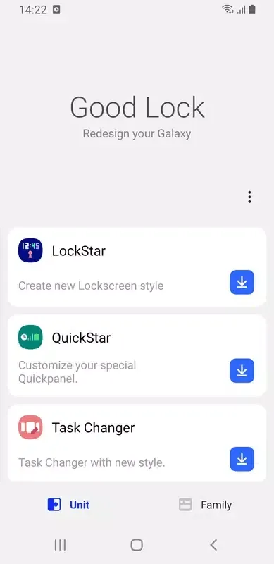 Good Lock سکرین شاٹس