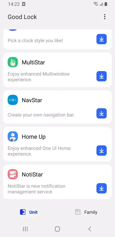 Good Lock سکرین شاٹس