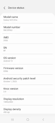 Tangkapan layar Knox Asset Intelligence
