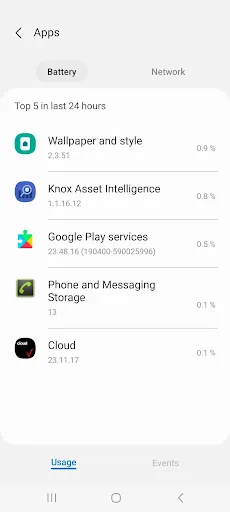 Tangkapan layar Knox Asset Intelligence