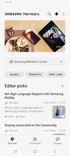 Samsung Members Screenshots
