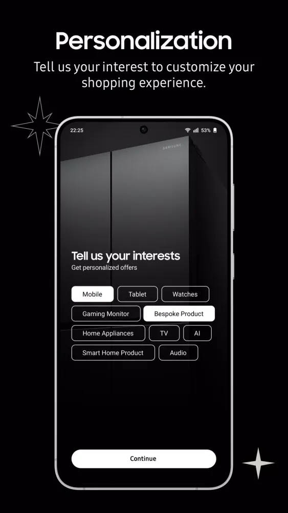 Capturas de pantalla de Shop Samsung