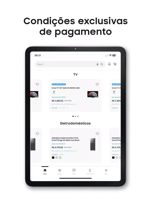 Samsung Shop iPad 应用截图