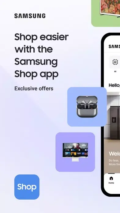 Tangkapan skrin Samsung Shop