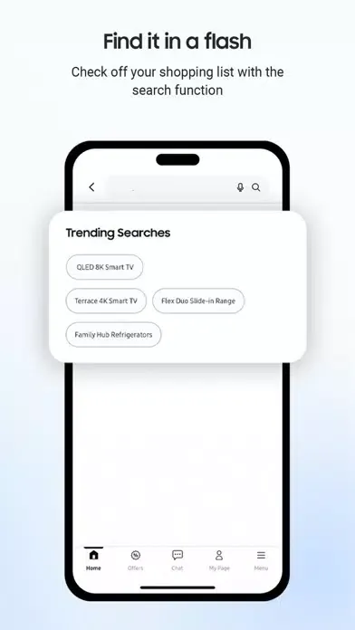 Tangkapan skrin Samsung Shop