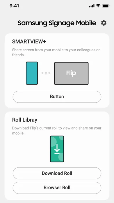 Скриншоты Samsung Signage Mobile