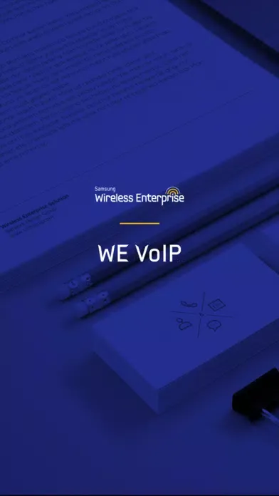 Tangkapan layar Samsung WE VoIP