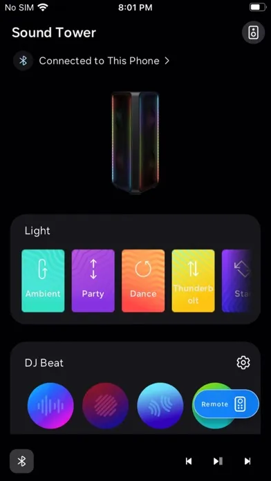 Capturas de tela do Samsung Sound Tower 2.0