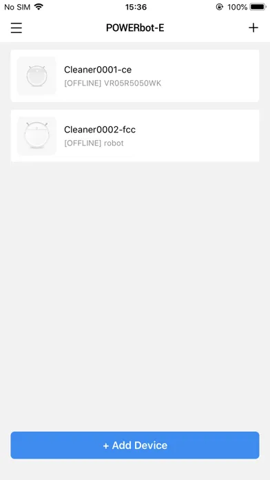 ภาพหน้าจอของ POWERbot-E