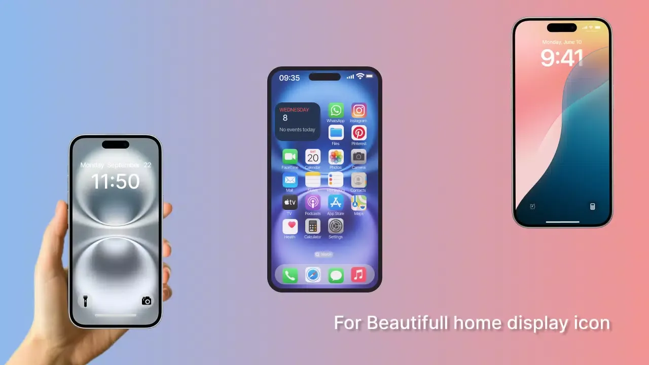 iPhone 16 Pro Max Launcher Screenshots