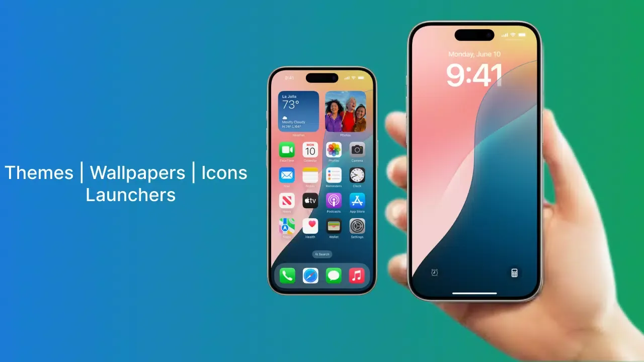 iPhone 16 Pro Max Launcher Screenshots