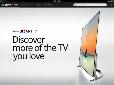 Скриншоты Samsung Smart TV Now iPad 