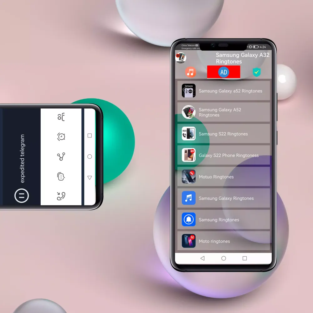 Tangkapan skrin Samsung Galaxy A32 Ringtones
