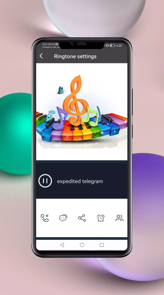 Tangkapan skrin Samsung Galaxy A32 Ringtones