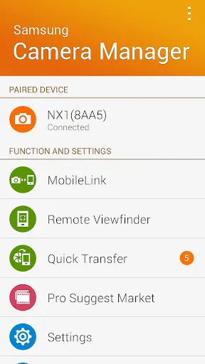 Samsung Camera Manager App应用截图