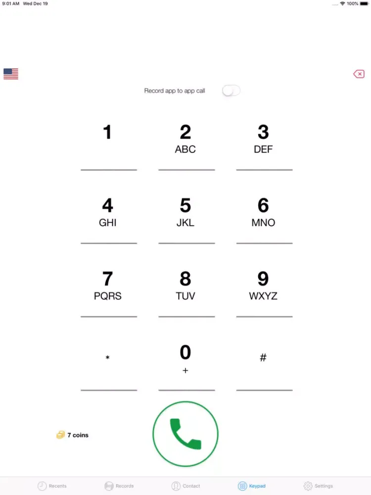Скриншоты Call Recorder tape call record iPad 