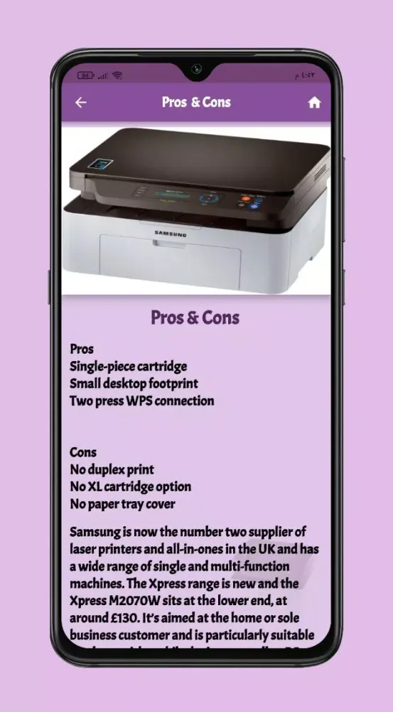 Samsung Xpress printer guide Screenshots