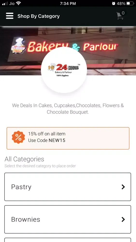 Tangkapan layar 24 Hours Bakery
