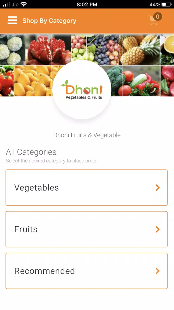 Dhoni Vegetables & Fruits应用截图