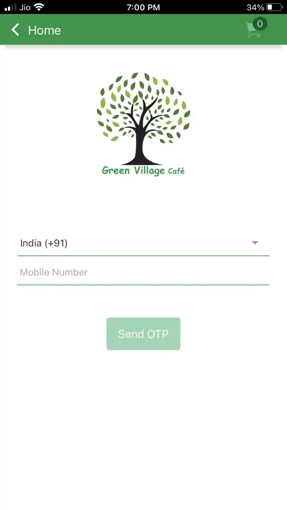 Tangkapan layar Green Village Cafe