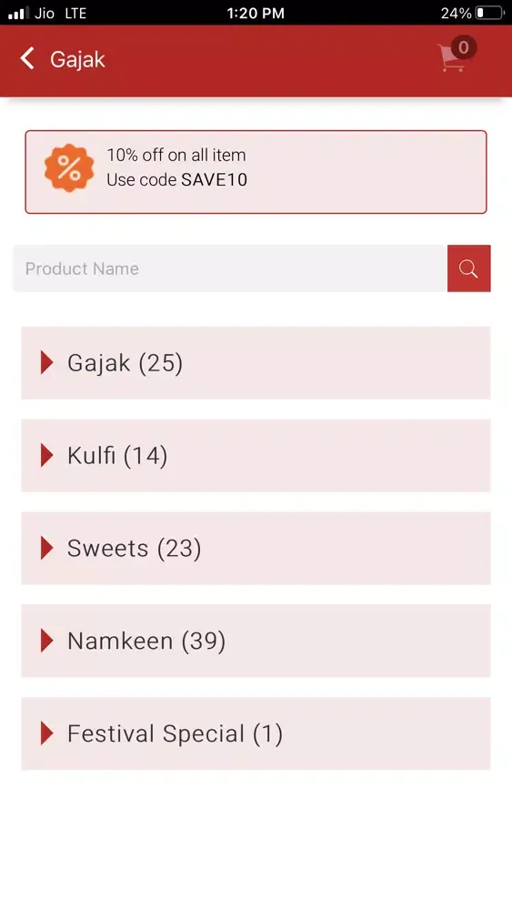 Captures d'écran de Jain Shree Sweets