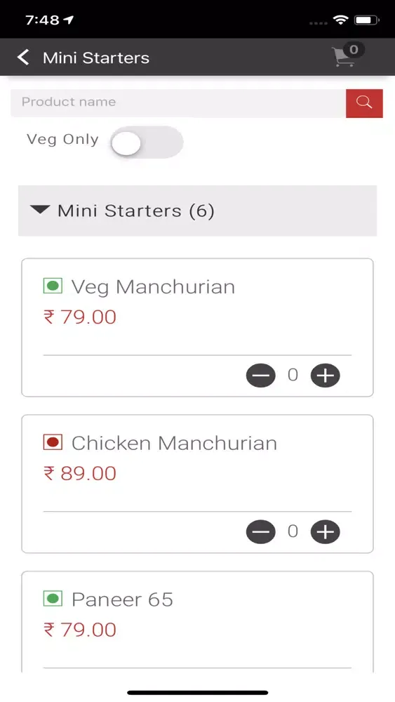 Tangkapan layar Reliable Foods