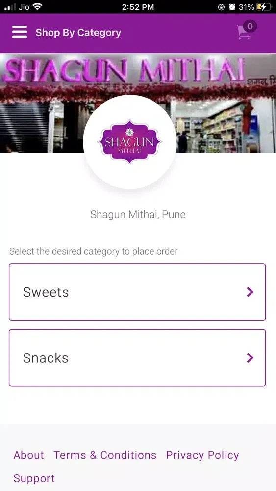 Tangkapan layar Shagun Mithai