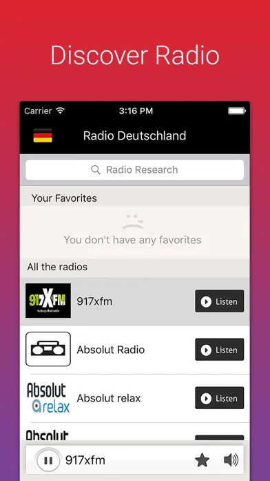 Radio Germany - DE Radios应用截图