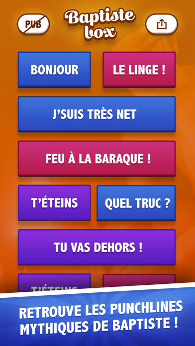 Capturas de tela do Baptiste Box - la boite à Baptiste