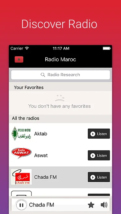 Tangkapan skrin Radio Morocco - Radio Maroc - الإذاعة المغربية