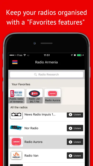 Zrzuty ekranu Radio Armenia - Radio Hayastan