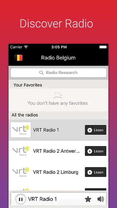 Capturas de pantalla de Radios Belgique - Radio Belge