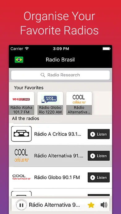 Rádio Brasil - Rádios Brazil - BRA música Screenshots